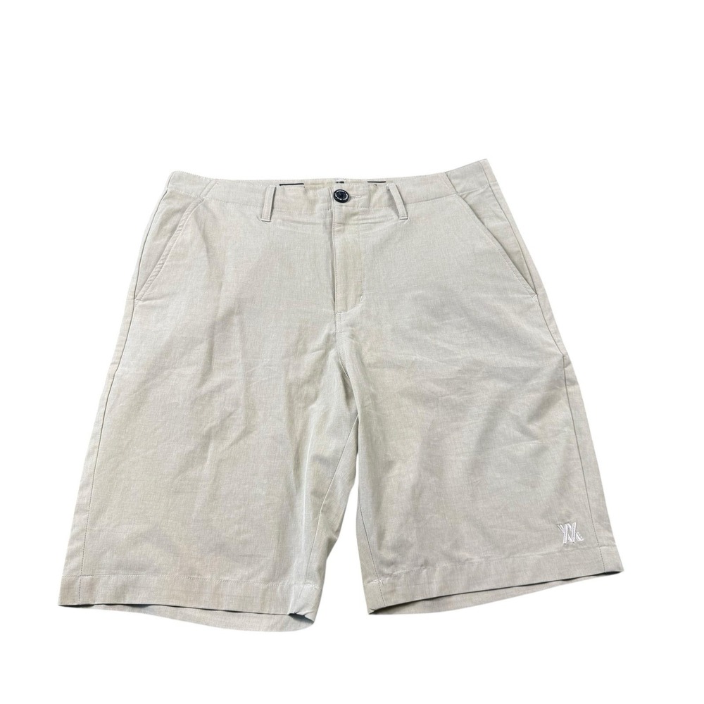 Dixxon Light Green Performance Flat Front Men’s Chino Short Size 32 Excellent